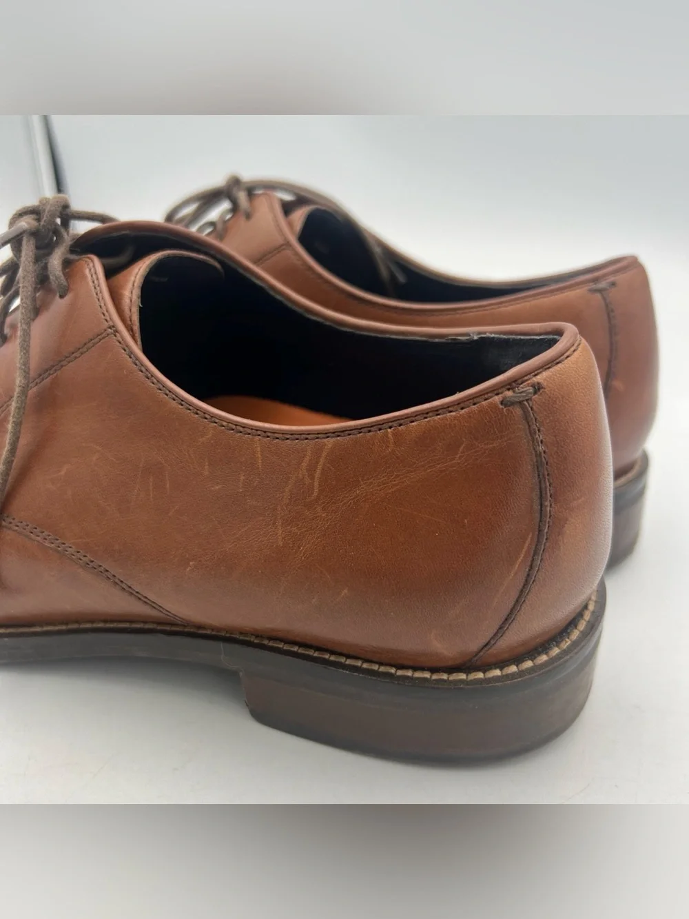 Cole Haan Lenox Hill Cap Leather Oxford Shoes Brown Men’s Size 8.5M